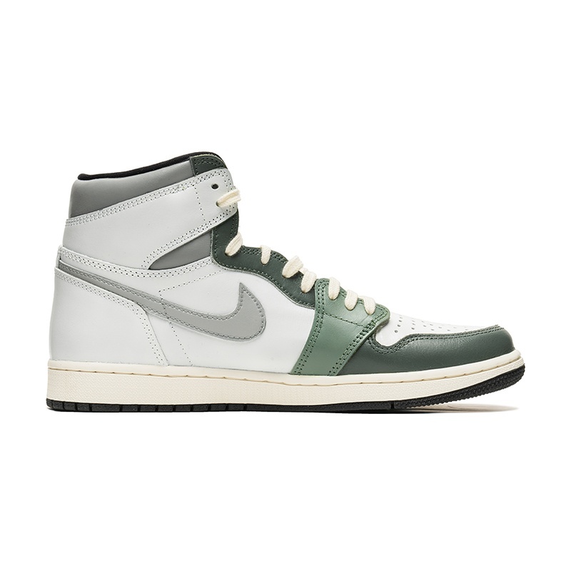 Custom Jordans Shoes Oil Painting White Green - Image 2