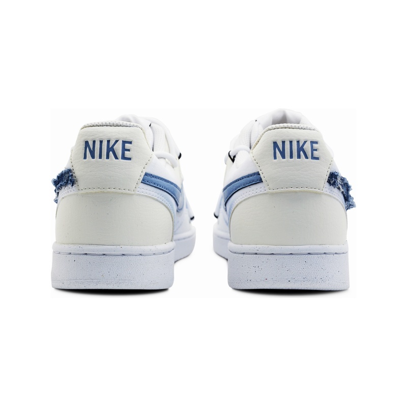 Custom Court Shoes Drifting Cowboy Blue White - Image 4