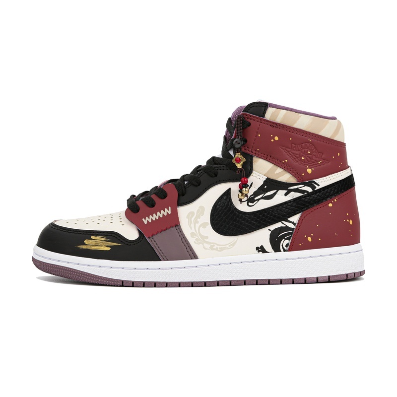 Custom Jordans Shoes Mystical Totem Red Black