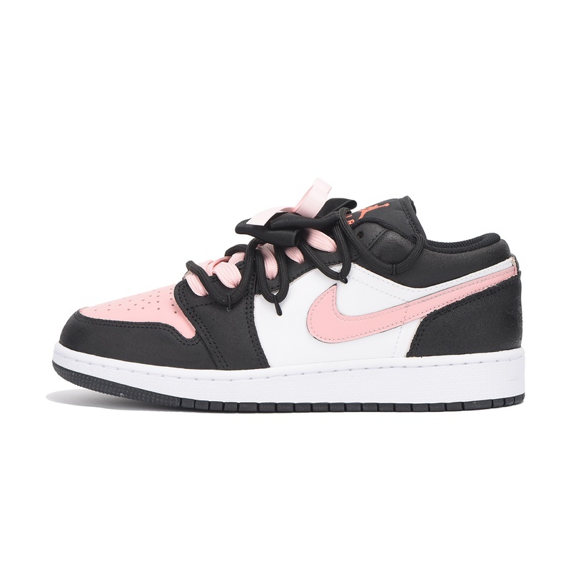 Custom Jordans Shoes Small Strawberry Pink Black