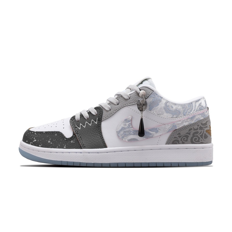 Custom Jordans Shoes Water Mill Blue Gray