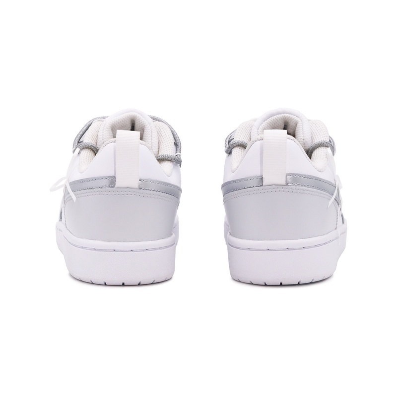 Custom Nike Court Shoes Light Ballet White Silver - Image 4