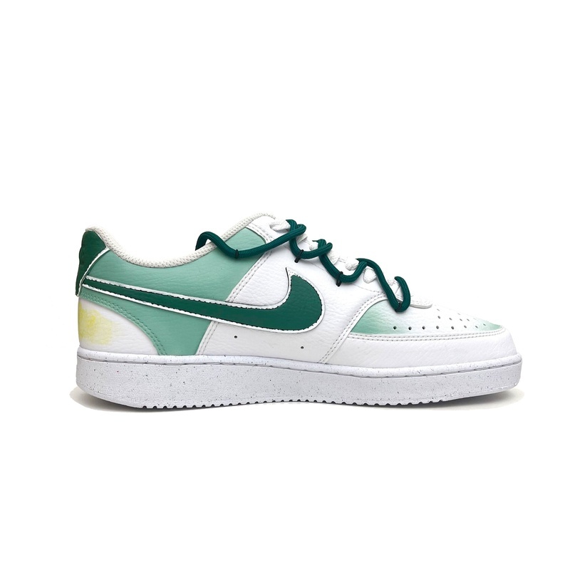 Custom Court Shoes Bear Daydream Green Yellow - Image 2