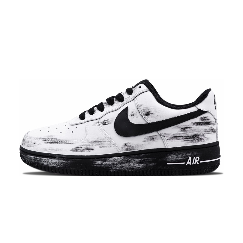 Custom Air Force 1 Shoes Movie Noir Black White