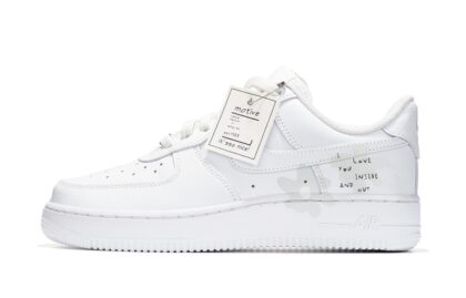 Custom Air Force 1 Shoes Sweet Heart Pink White