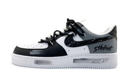 Custom Air Force 1 Shoes Urban Rebel Black Gray