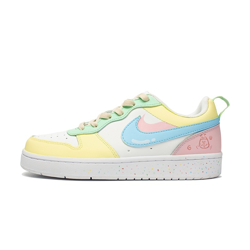 Custom Court Shoes Candy Pop Yellow White