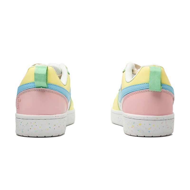 Custom Court Shoes Candy Pop Yellow White - Image 4