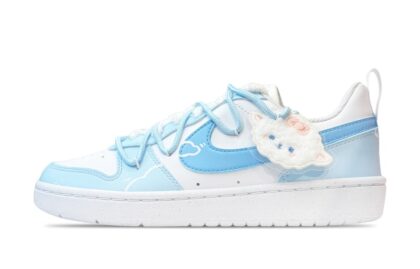 Custom Court Shoes Cloud Sheep Sky Blue