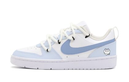 Custom Court Shoes Fairy Tale Blue White