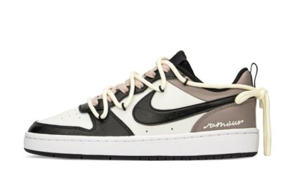 Custom Court Shoes Romantic Mocha Beige Brown