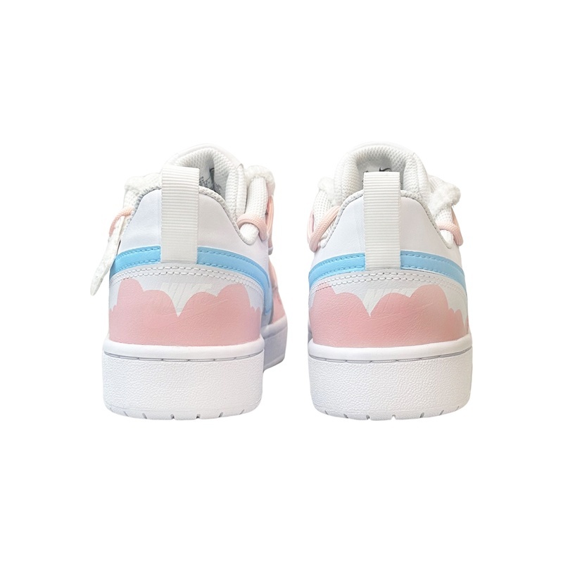 Custom Court Shoes Sheep Cloud Pink Blue - Image 4