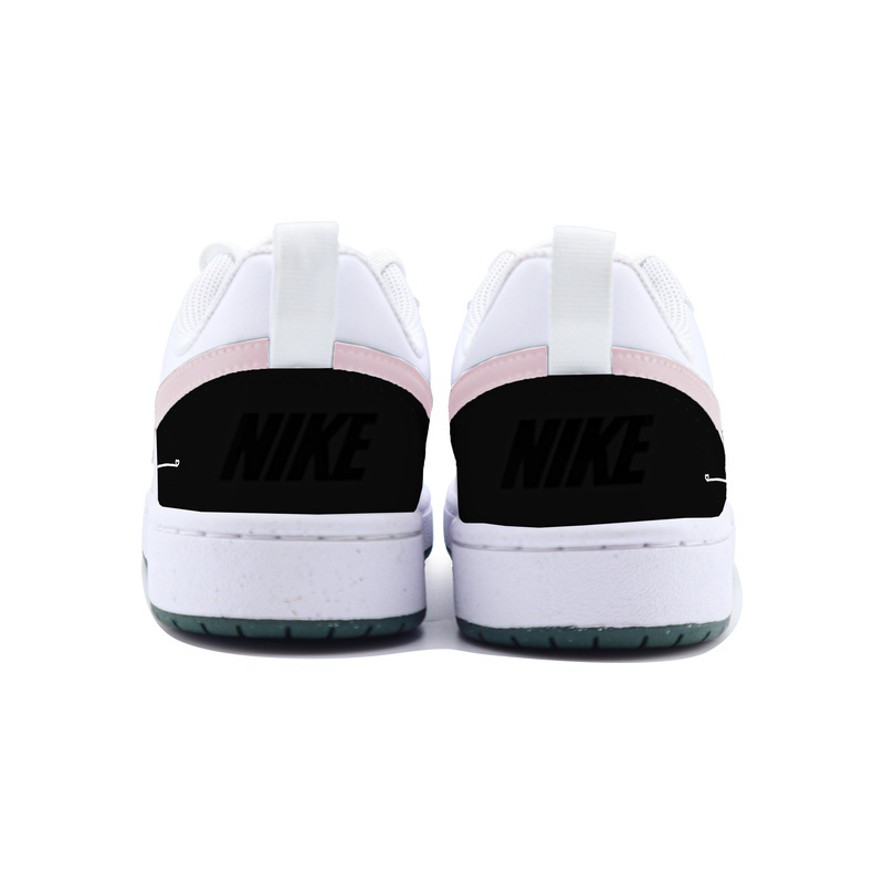 Custom Court Shoes Urban Chic Pink White - Image 4