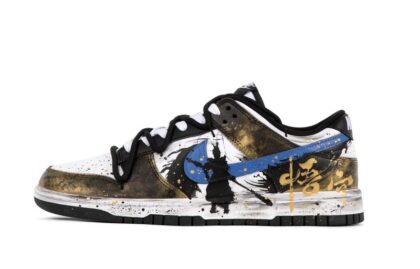 Custom Dunks Shoes Black Myth Wukong Gold Black