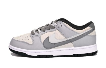 Custom Dunks Shoes Foggy Aura Light Gray
