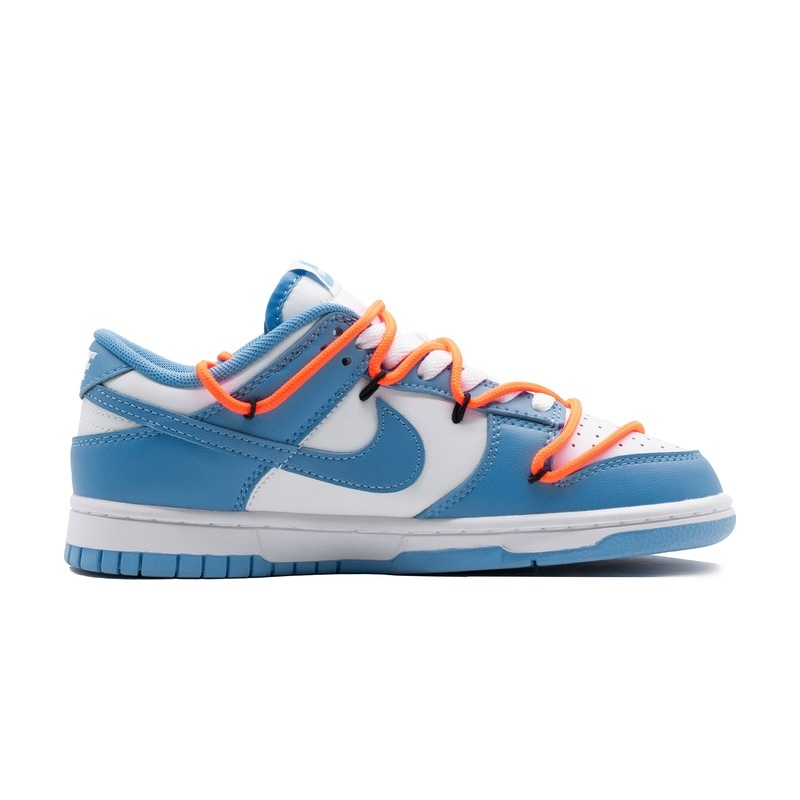 Custom Dunks Shoes Reverse BBL Blue White - Image 2