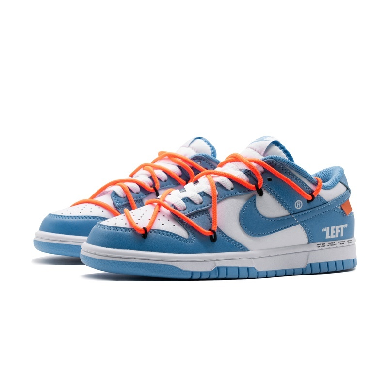 Custom Dunks Shoes Reverse BBL Blue White - Image 3