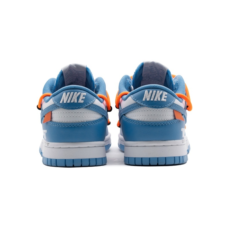 Custom Dunks Shoes Reverse BBL Blue White - Image 4