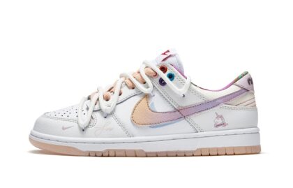Custom Dunks Shoes Starlight Unicorn White Pink