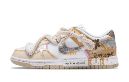 Custom Dunks Shoes Urban Legend Yellow Gray