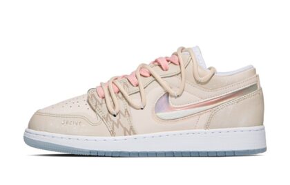 Custom Jordans Shoes Gentle Whisper Beige Pink