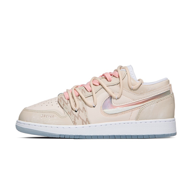 Custom Jordans Shoes Gentle Whisper Beige Pink