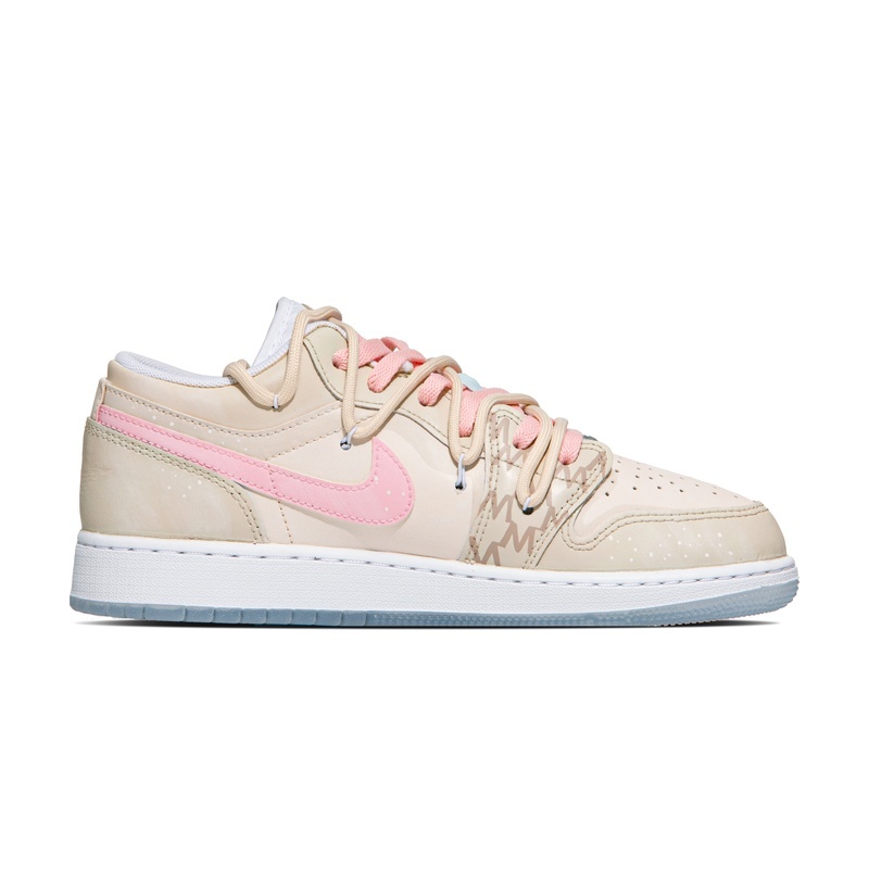 Custom Jordans Shoes Gentle Whisper Beige Pink - Image 2