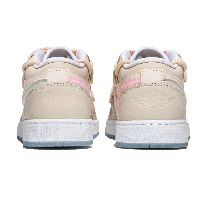 Custom Jordans Shoes Gentle Whisper Beige Pink - Image 5