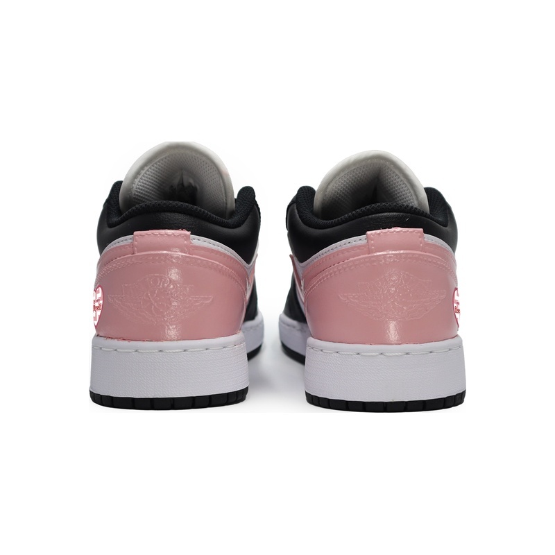 Custom Jordans Shoes Strawberry Love Pink White - Image 4