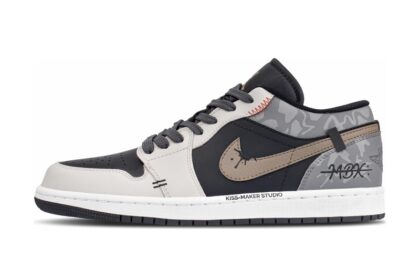 Custom Jordans Shoes Time Reversal Black Gray